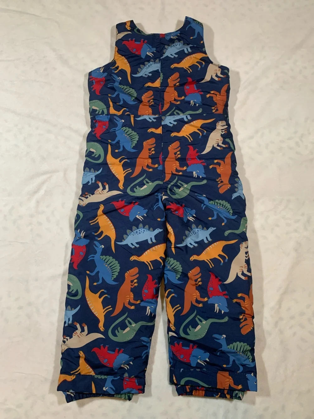 🦕 The Children's Place Dinosaur Print Snow Bibs 4T
